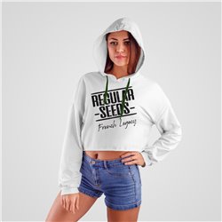 Crop Top Hoodie - Regular Cannabis Seeds - Merch