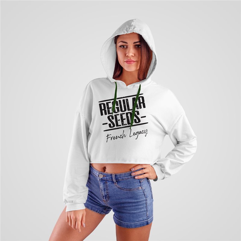 Crop Top Hoodie - Regular Cannabis Seeds - Merch