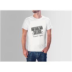 Regular Seed's Unisex White T-shirt - Regular Cannabis Seeds - Merch